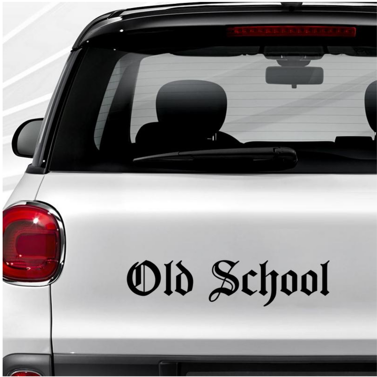 Sticker auto decorativ, rezistent, Old School