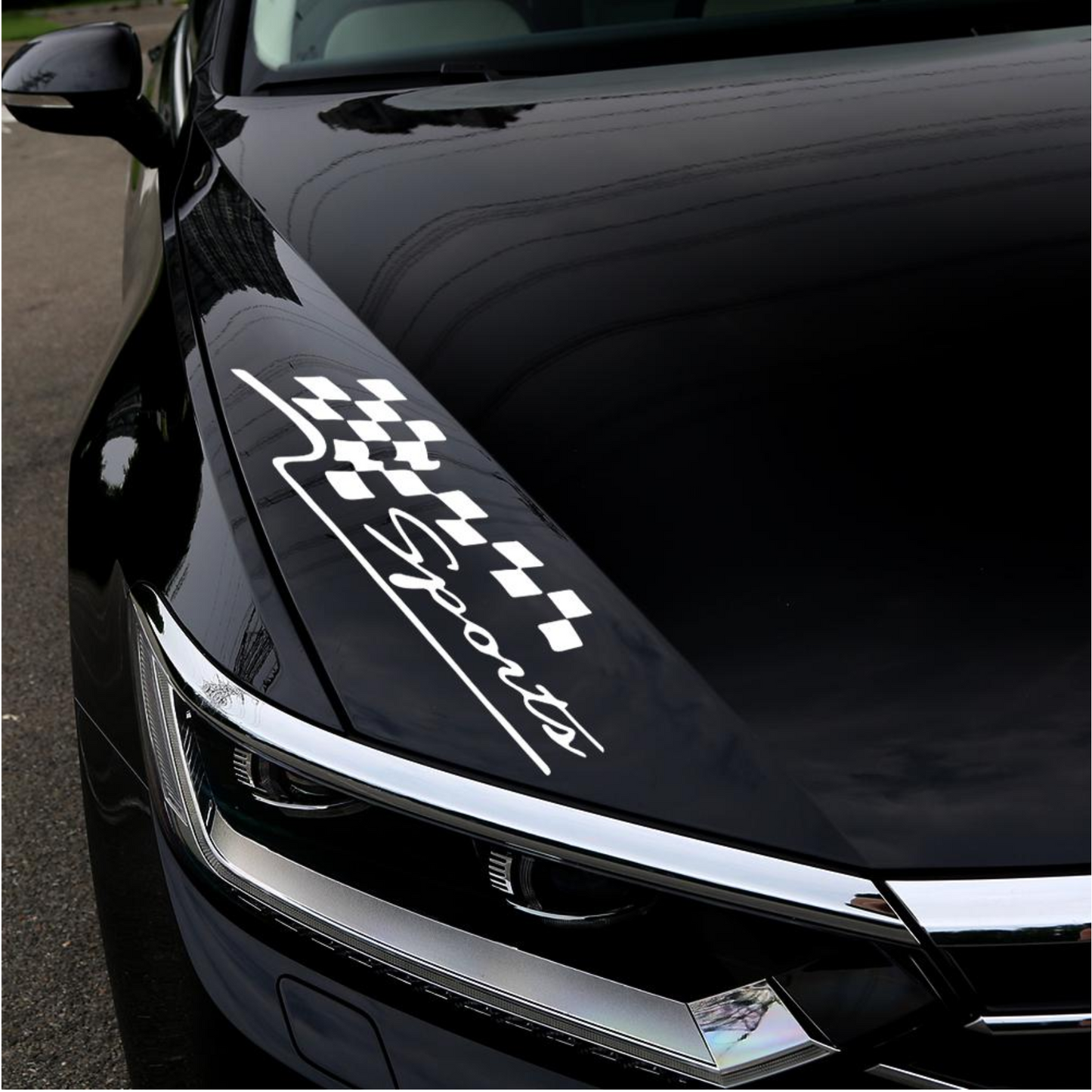 Sticker auto moto decorativ, rezistent, Sports