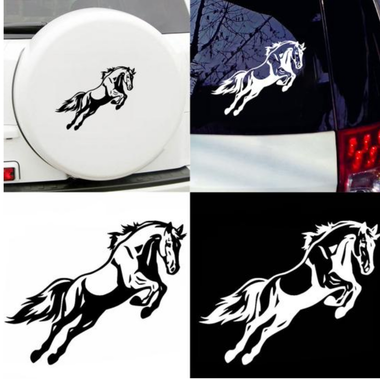 Sticker auto rezistent, cal saltaret