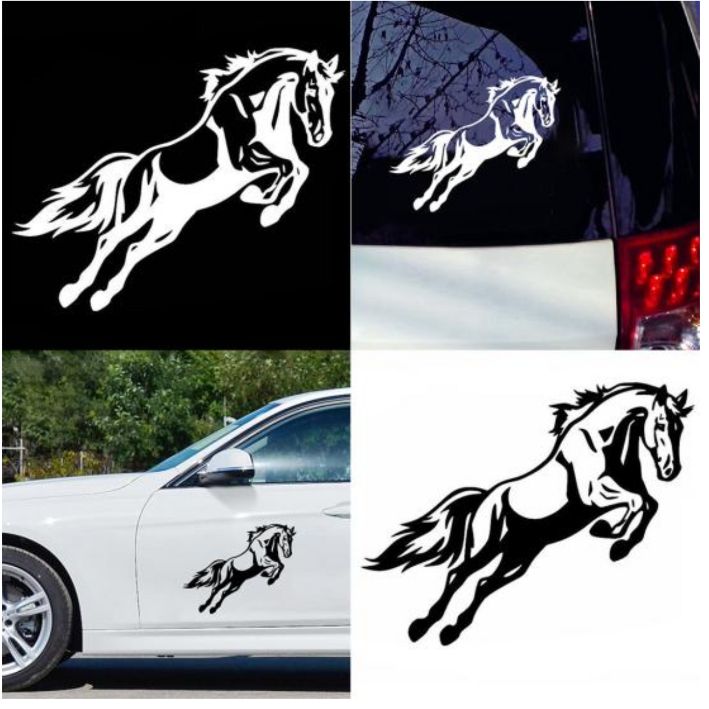 Sticker auto rezistent, cal saltaret