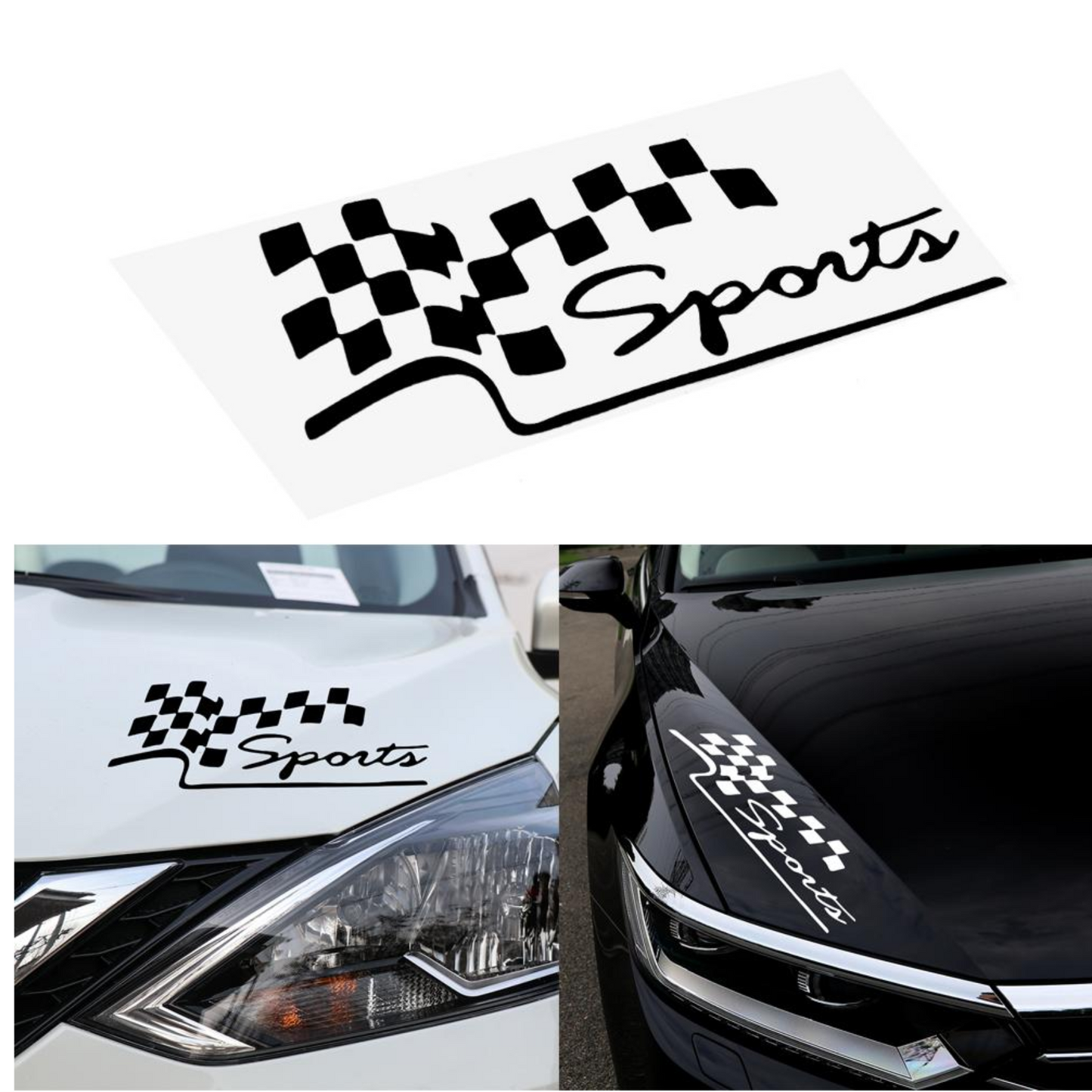 Sticker auto moto decorativ, rezistent, Sports