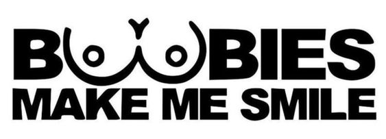 Sticker boob.ies make me smile