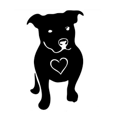 Sticker Love Pitbull