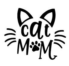 Sticker cat mom