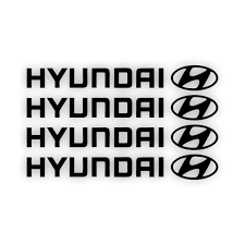 Set 4 stickere manere Hyundai