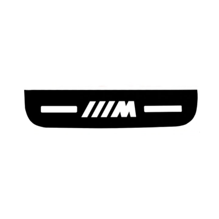 Sticker Colant Banda Stop Frana pentru BMW Seriile 3 si 4, E46 E90 E92 E93 F30 F32 F33 F34 G20 Negru