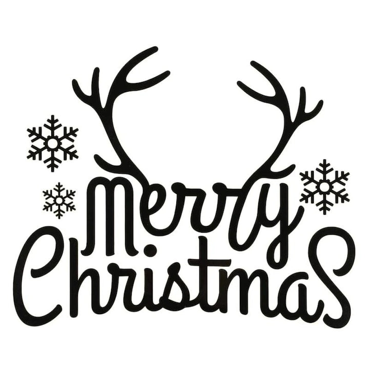 Sticker decorativ auto Merry Christmas
