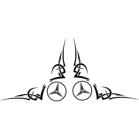Set Stickere geamuri laterale Mercedes Sprinter, Vito, Vivaro, Actros
