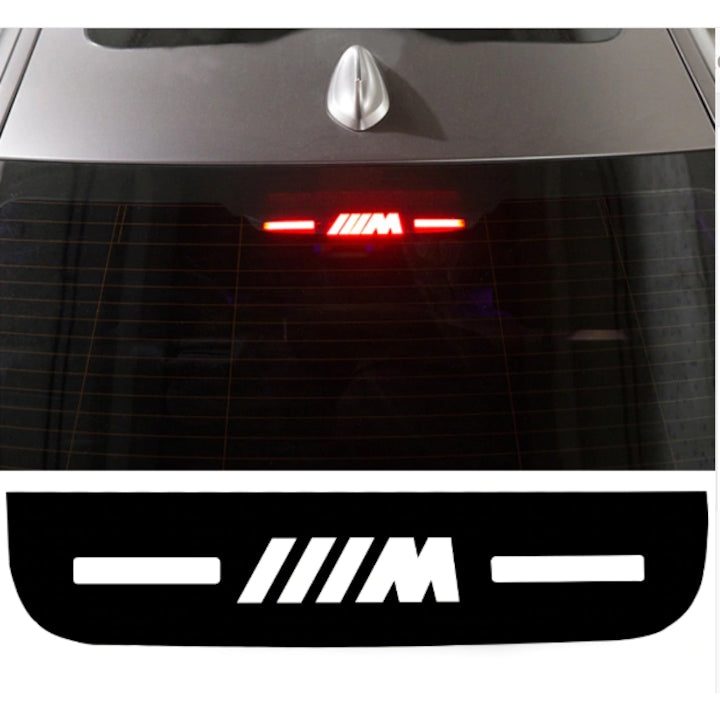 Sticker Colant Banda Stop Frana pentru BMW Seriile 3 si 4, E46 E90 E92 E93 F30 F32 F33 F34 G20 Negru