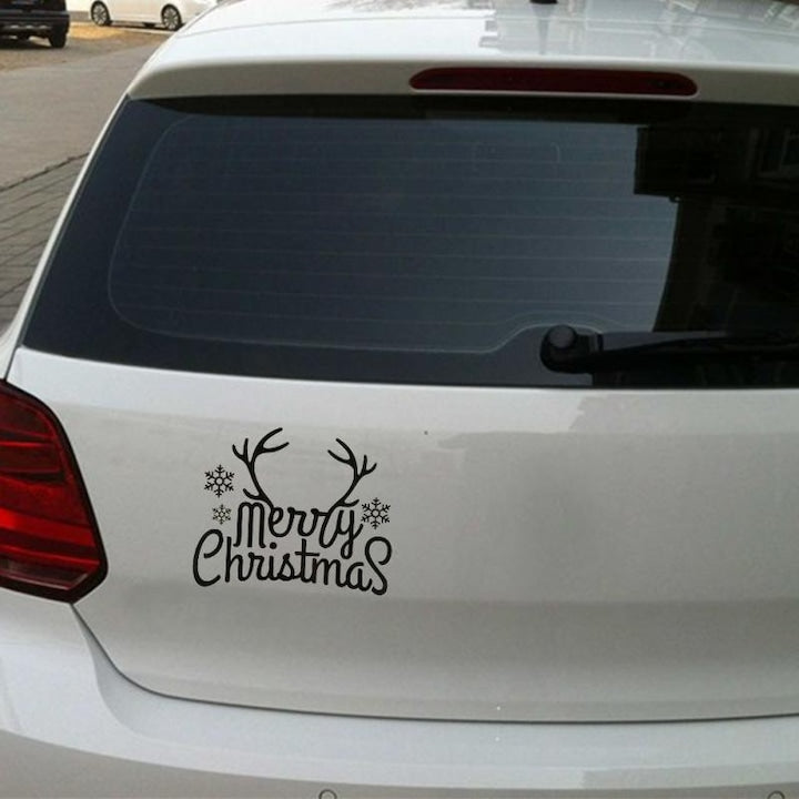 Sticker decorativ auto Merry Christmas