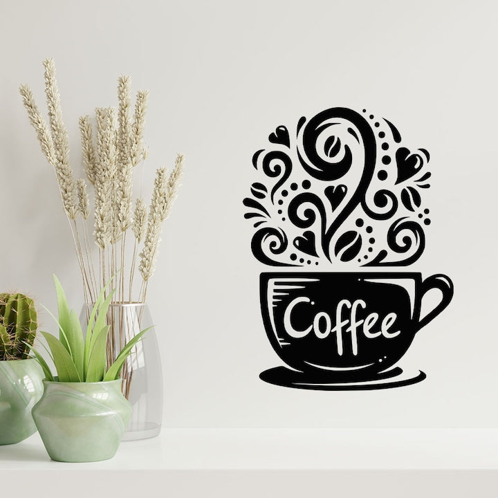 Sticker Autocolant Decorativ Perete Cafea