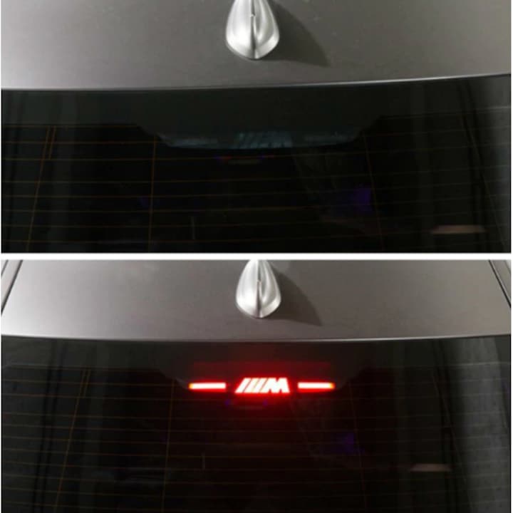 Sticker Colant Banda Stop Frana pentru BMW Seriile 3 si 4, E46 E90 E92 E93 F30 F32 F33 F34 G20 Negru