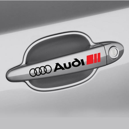Set 4 stickere manere Audi model 2