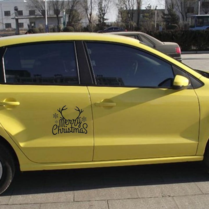 Sticker decorativ auto Merry Christmas