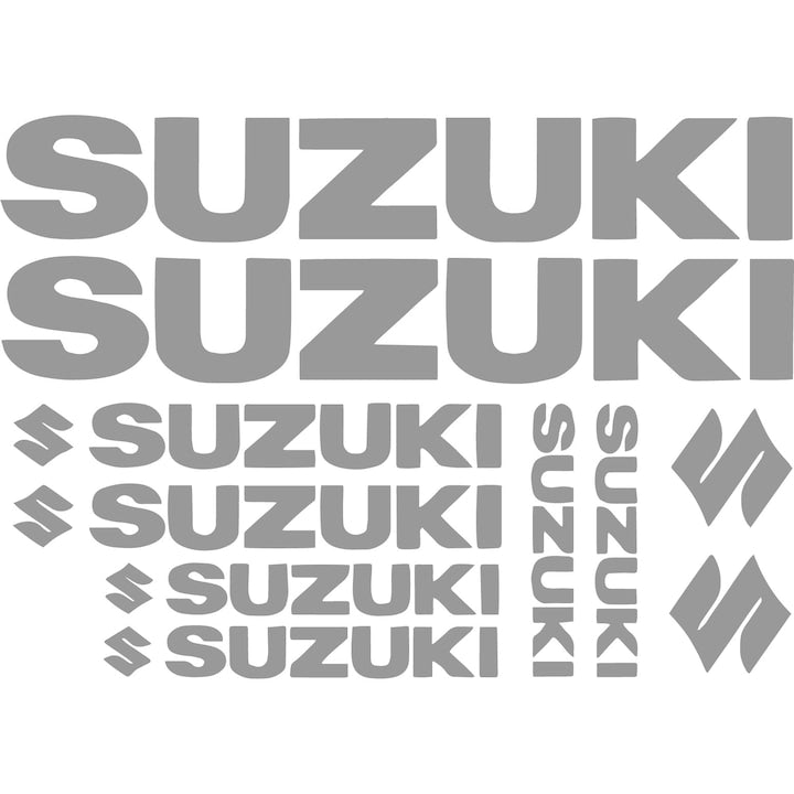 Set 10 Stickere moto Suzuki