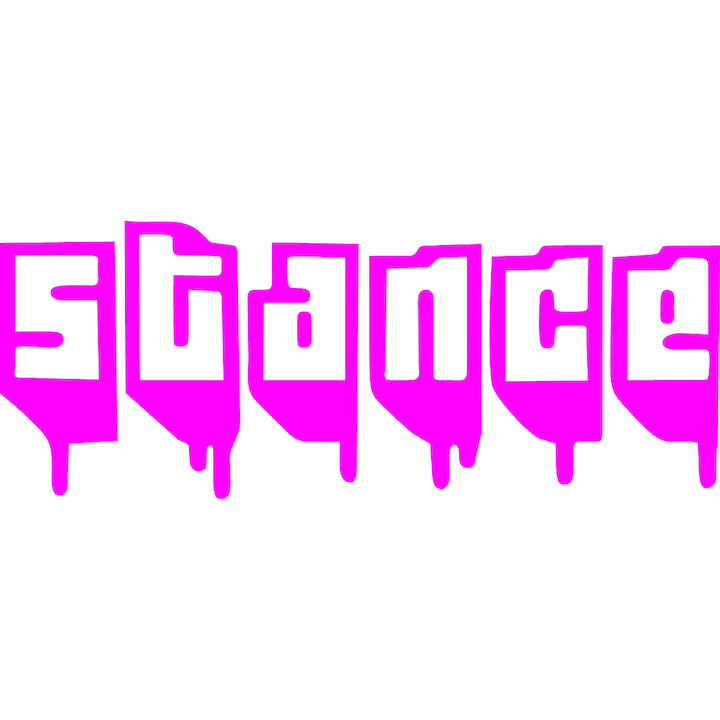 Sticker auto rezistent, ''Stance''