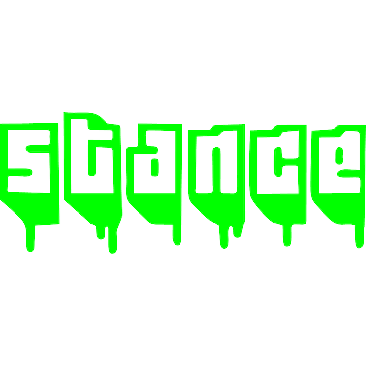 Sticker auto rezistent, ''Stance''