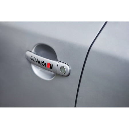 Set 4 stickere manere Audi model 2