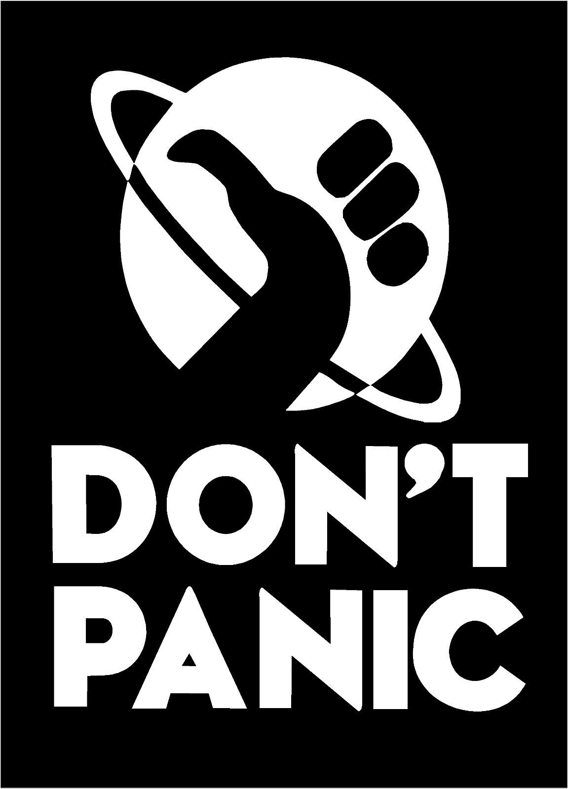Sticker Don't Panic