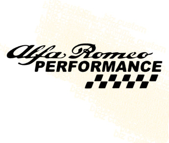 Sticker Alfa Romeo Performance