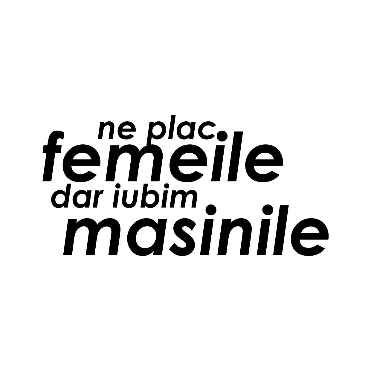 Sticker Ne Plac Femeile Dar Iubim Masinile