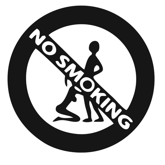 Sticker auto rezistent la apa, No smoke
