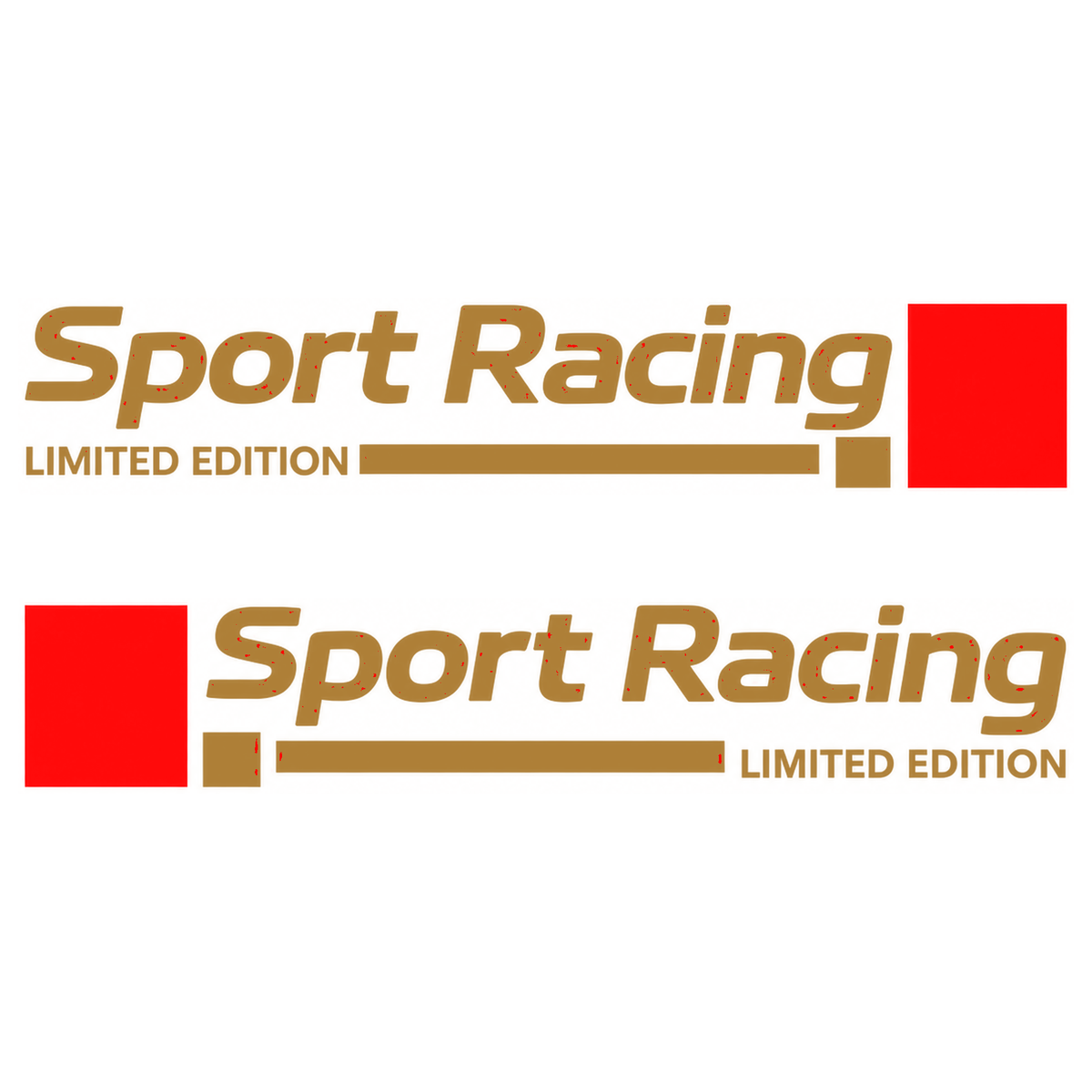 Sticker auto Sport Racing Limited Edition – set pentru ambele părți