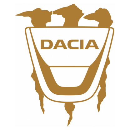 Sticker Dacia Monster – Logo Dacia cu Gheare