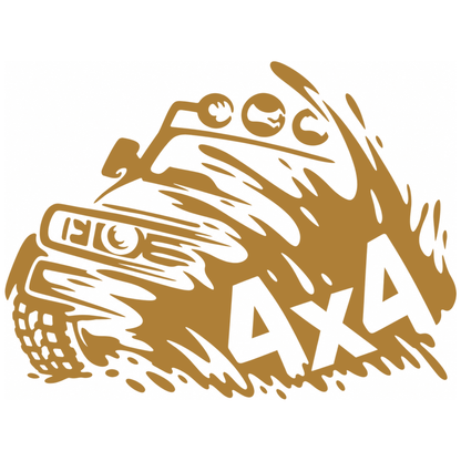 Sticker Auto 4x4 Off-Road – Mașină de Teren în Acțiune 20cm