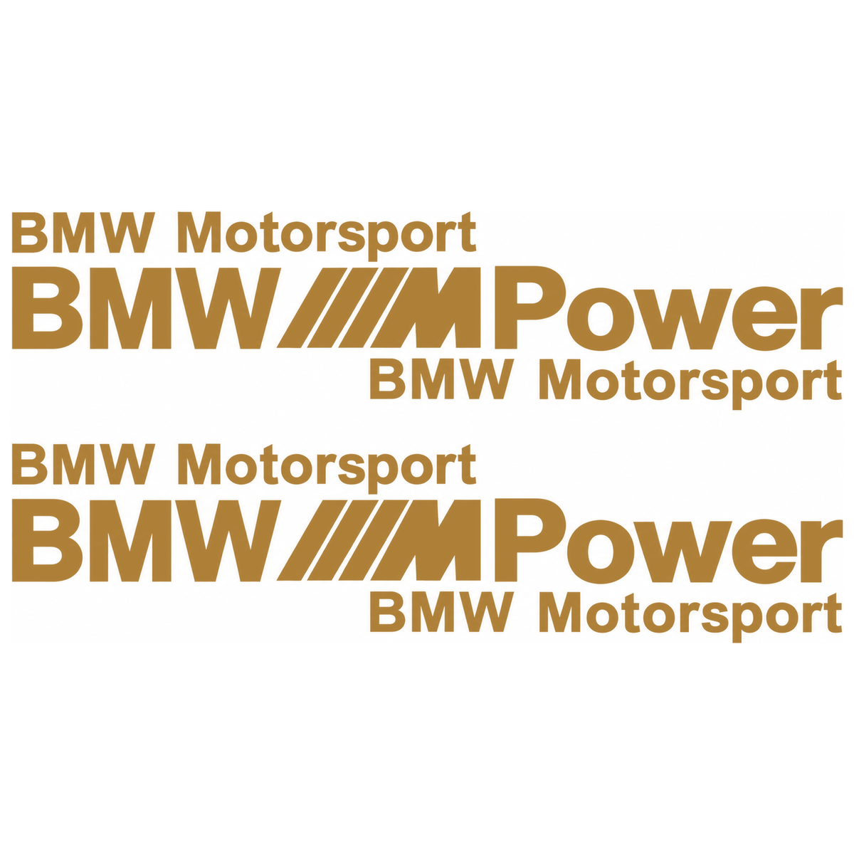 Set 2 Stickere Auto BMW Motorsport M Power