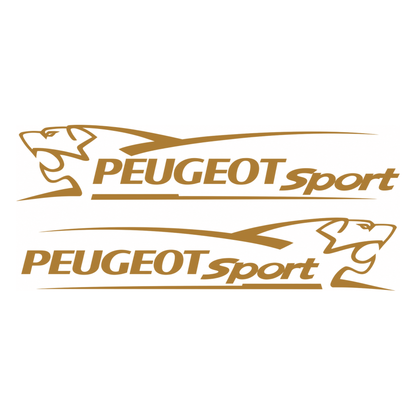 Set 2 Stickere laterale Peugeot Sport cu leu