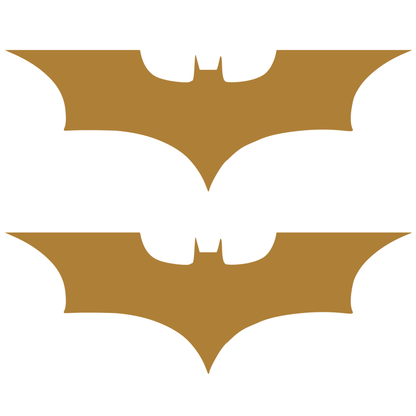Set 2 stickere cu simbolul liliacului Batman, 17cm
