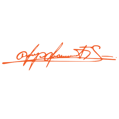 Sticker auto moto decorativ, model semnatura, pentru bara, faruri, capota sau geam
