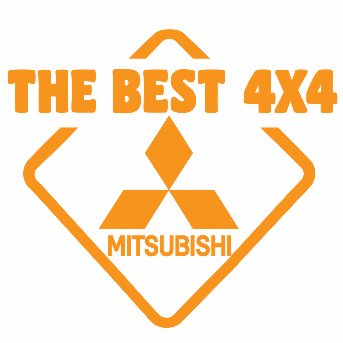 Sticker Mitsubishi – The Best 4x4 Off-Road