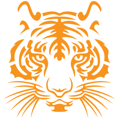 Sticker Cap de Tigru Tribal – Design Wild, Auto Moto