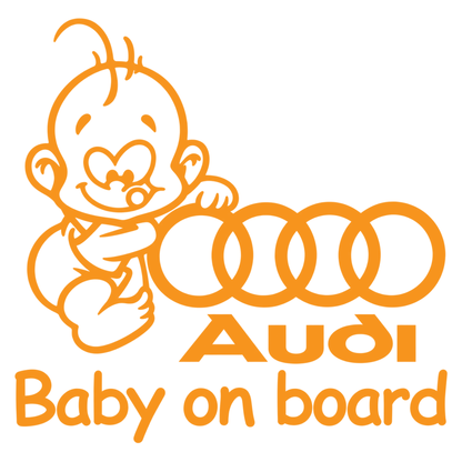 Sticker Audi Baby on Board – Bebeluș la Bord