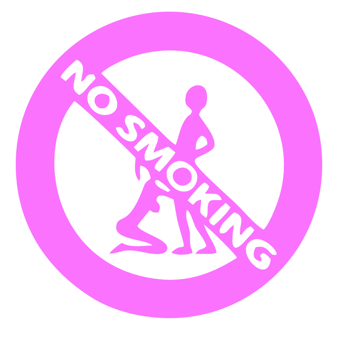 Sticker auto rezistent la apa, No smoke