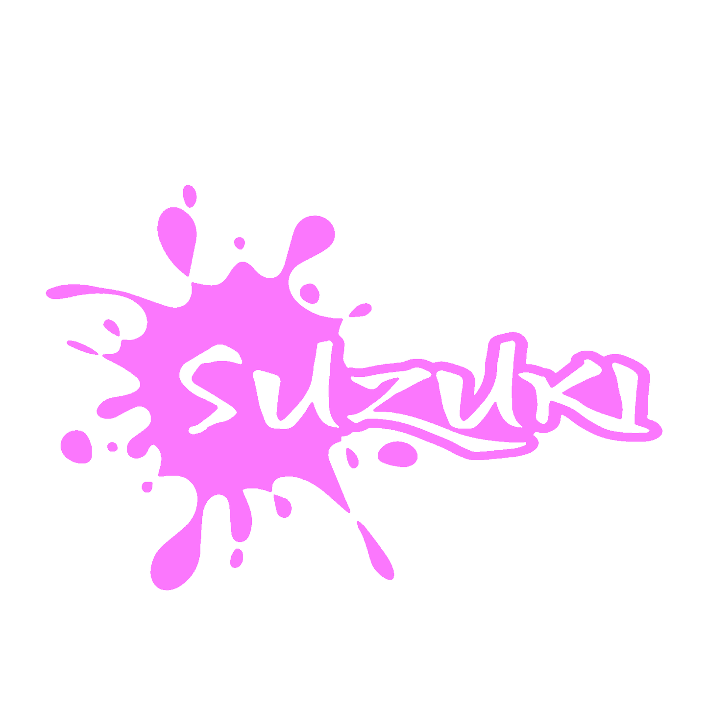 Set 2 stickere decorative, rezistente, pata Suzuki