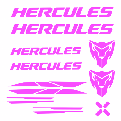 Set Stickere Bicicletă Hercules – 11 Piese