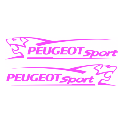 Set 2 Stickere laterale Peugeot Sport cu leu