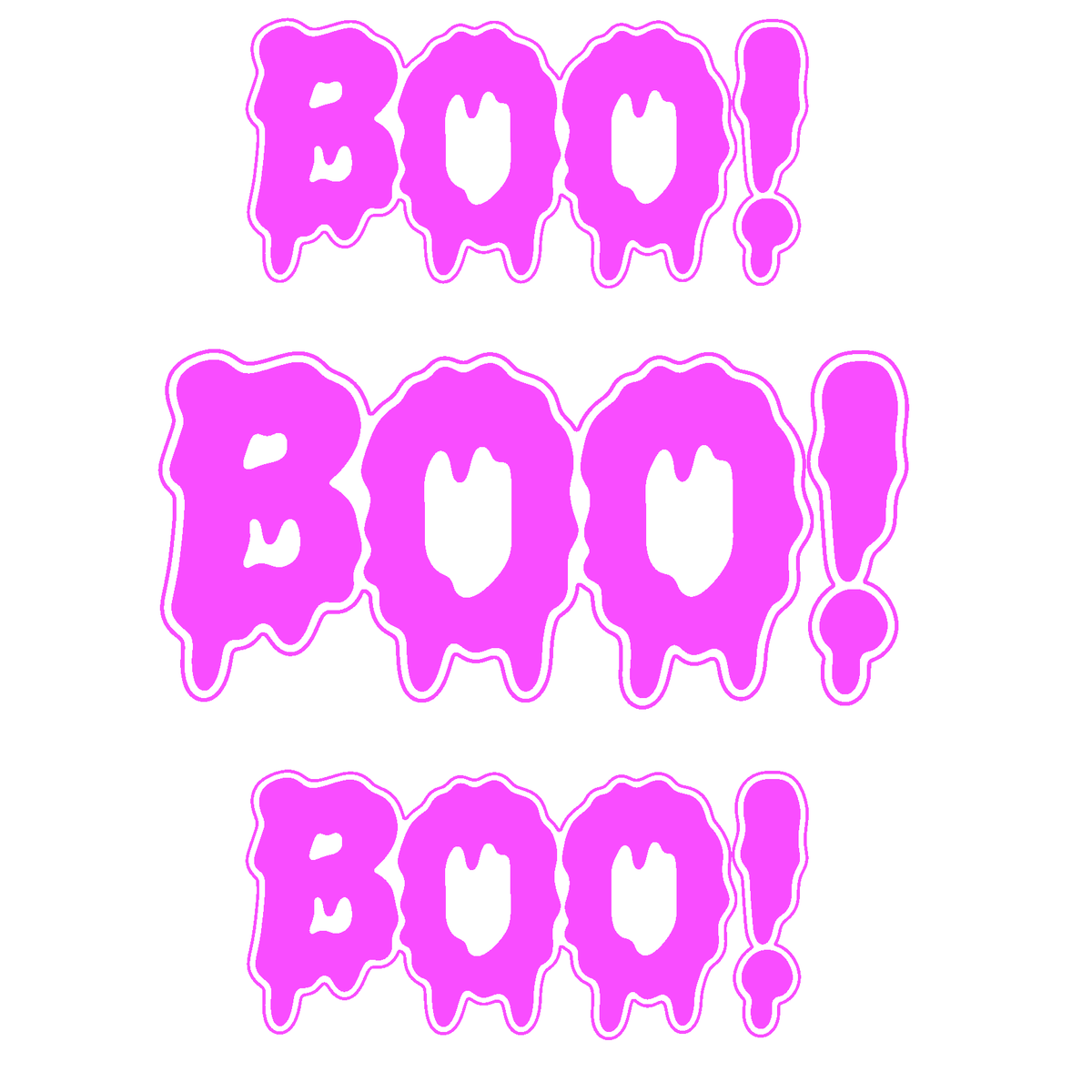 Set 3 Stickere BOO! – Autocolant Halloween Funny Auto Moto