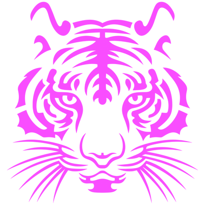 Sticker Cap de Tigru Tribal – Design Wild, Auto Moto