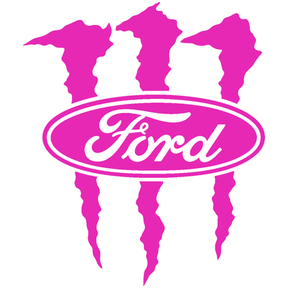 Sticker Ford Monster – Logo Ford cu Gheare