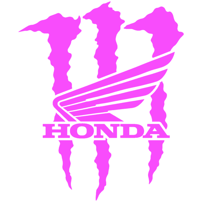 Sticker Honda Monster – Logo Honda cu Gheare