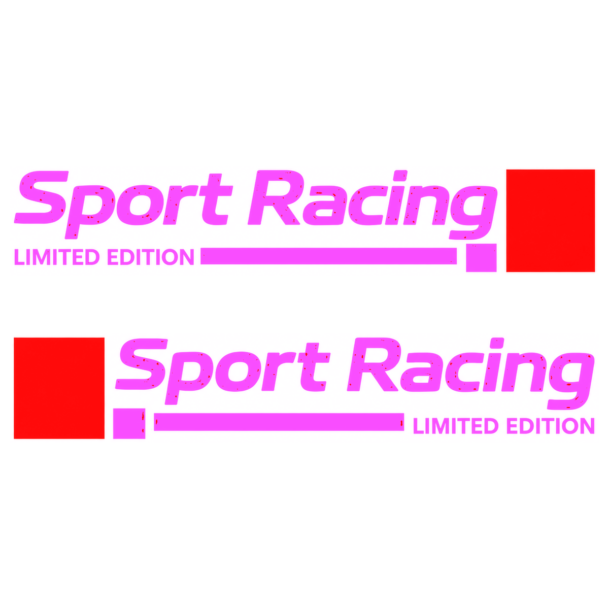 Sticker auto Sport Racing Limited Edition – set pentru ambele părți