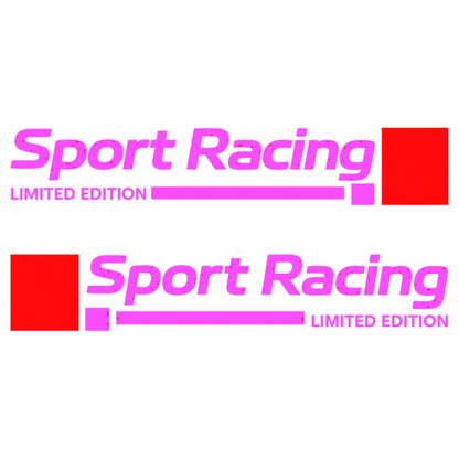 Sticker auto Sport Racing Limited Edition – set pentru ambele părți