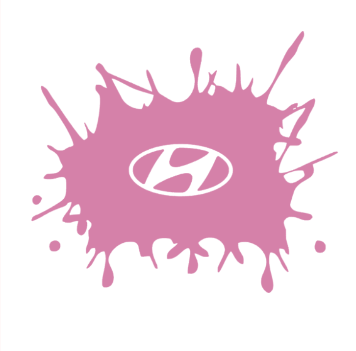 Sticker Pata Hyundai