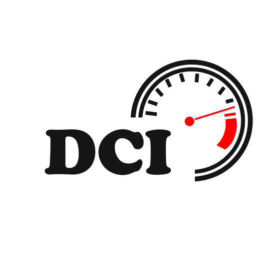 Sticker auto moto decorativ, tuning, rezistent la apa si UV, turometru DCI