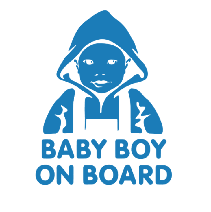 Sticker baby boy on board 4