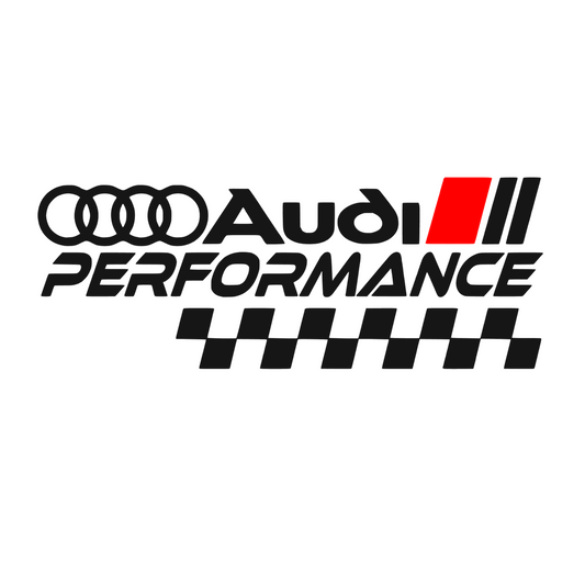 Sticker auto Audi performance